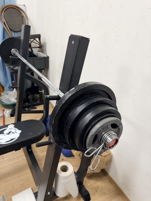 Bara haltera olimpica noua 65 kg, bara z, bara 130 cm. Noi bar drepte