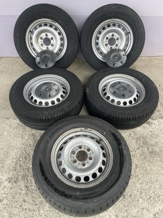 Roti cu anvelope de vara Michelin 235/65R16C - Mercedes Sprinter 907