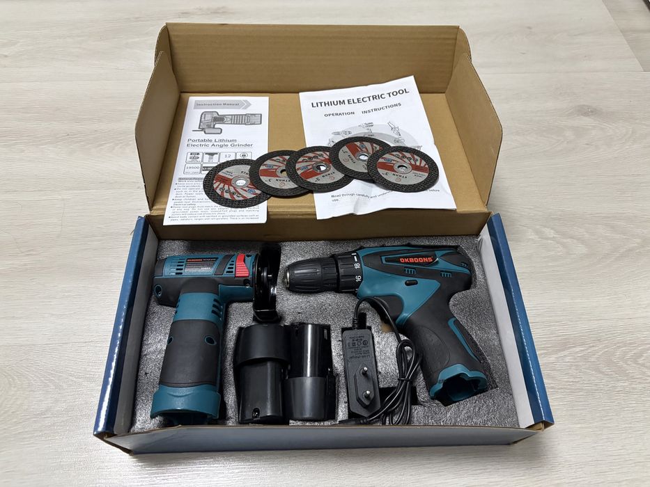 Bormasina de gaurit si Polizor unghiular 2 in 1 ~ Promotie ‼️