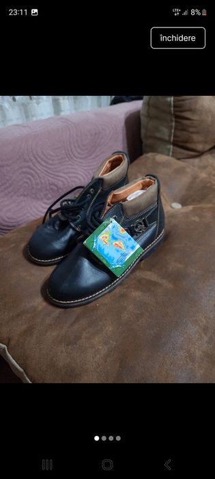 Pantofi piele baieti 32