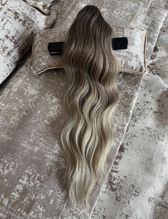 Красива опашка без фризьор-избери своята сега!Омбре опашки.