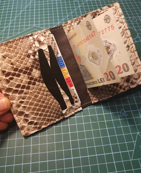 Portofel minimast piele piton