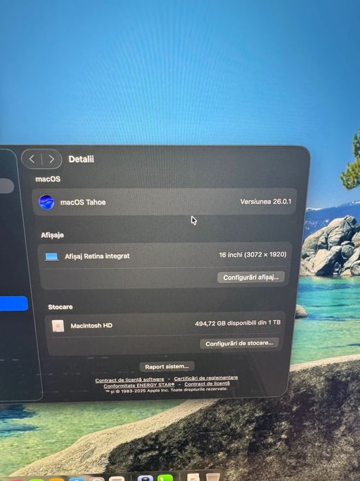 MacBook Pro 16-inch, 2019, A2141, 2.3 Intel I9, 1TB SSD, 16GB DDR4