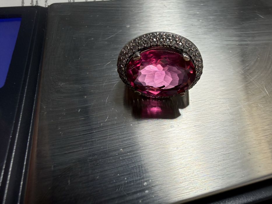 Inel superb din Argint 925 cu Spinel Roz