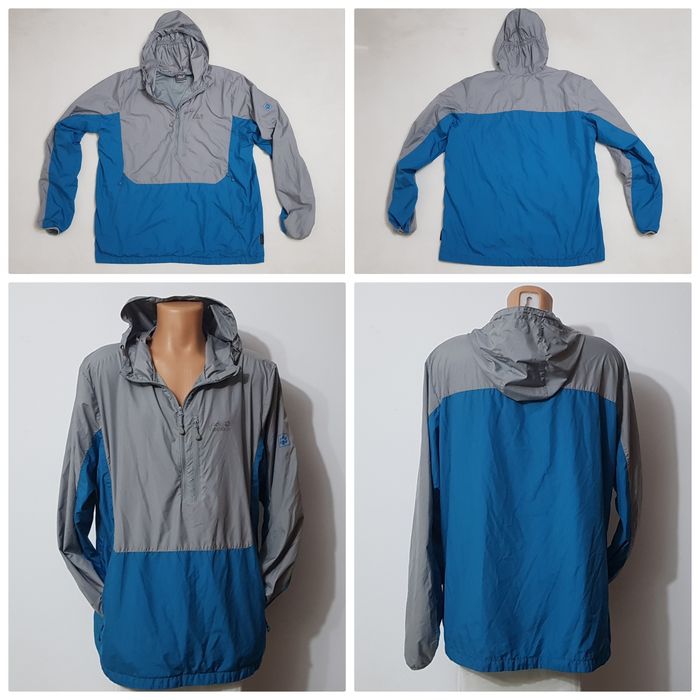Jacheta hoodie, hanorac JACK WOLFSKIN Stormlock, alergare, trekking XL