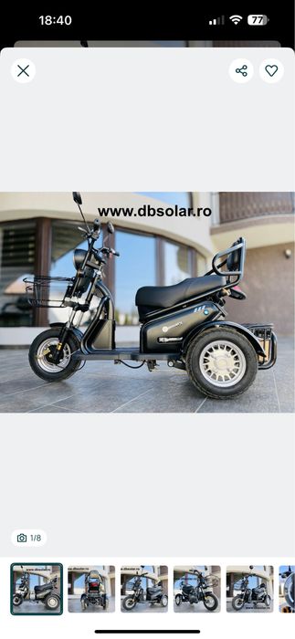 Vând tricicleta electrica, folosita foarte putin, in stare foarte buna