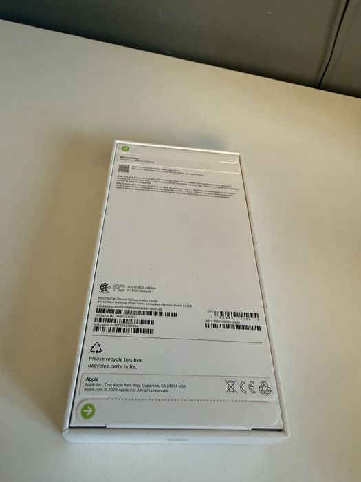 Неразпечатан!! iphone 16 plus 128gb white