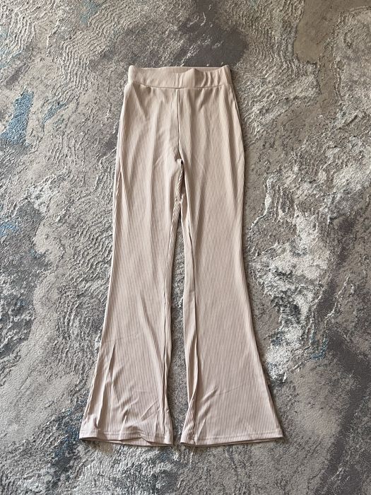 Леггинсы клеш светлые