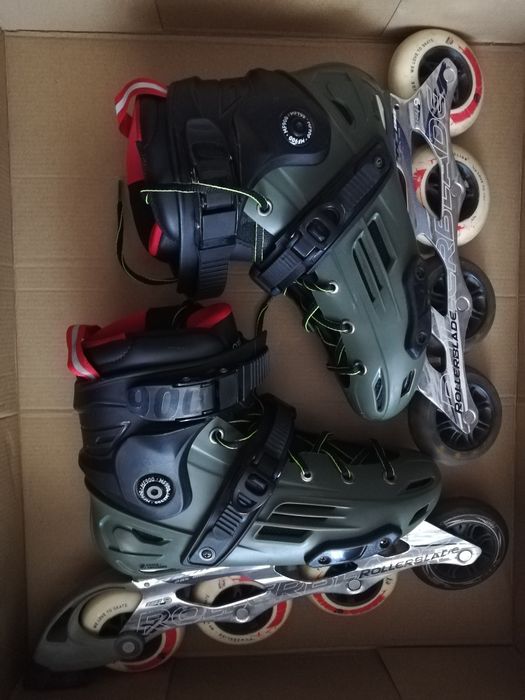 Role freeride HardBoot Kaki masura 40 roti Powerslide Bucuresti ...