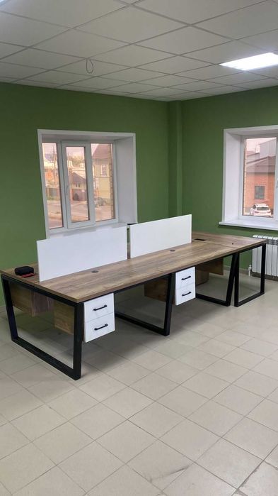 Офисная мебель Бенч стол по Каталогу и НА ЗАКАЗ 3Д-дизайн в ПОДАРОК