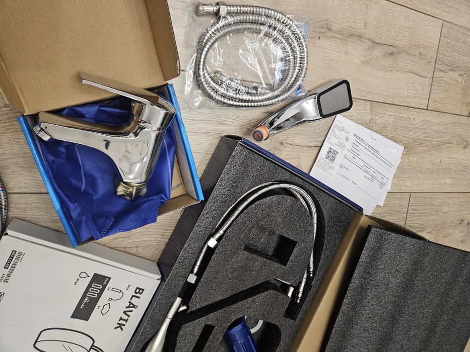 Смесители, краны, зеркало, душ