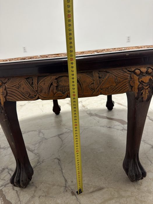 Холна маса - дърворезба