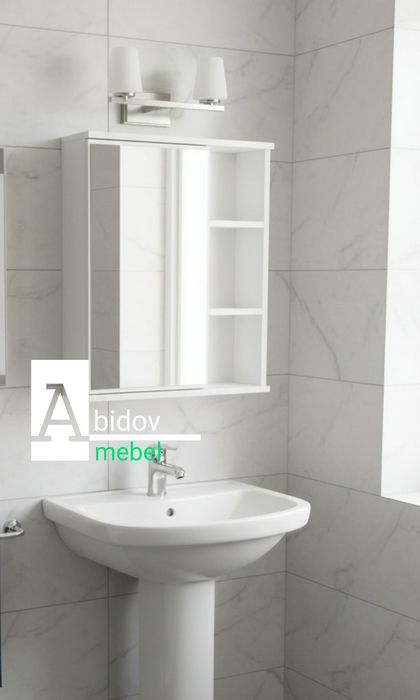 Навесной шкафчик для ванной комнаты от производителя.  Материал МДФ