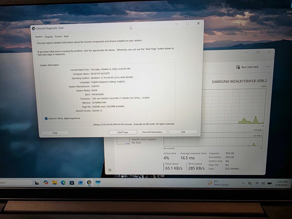 Hope Amanet P10/Laptop Lenovo V15 G5 IRL i7 13th 32GB RAM DDR5 SSD 1TB - NOU -
