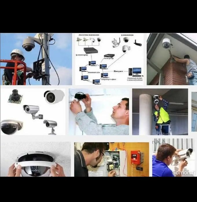 Профессиональная установка видеонаблюдения