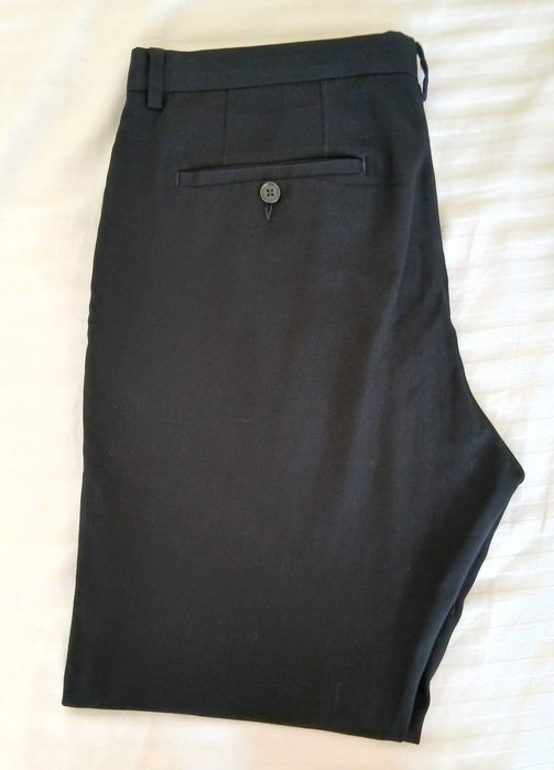 Pantaloni dama HM office business eur 50 negru Super Skinny Fit