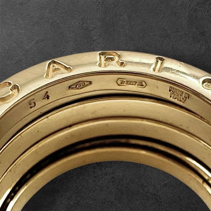 BVLGARI B.zero1 Three-Band Ring 18K Gold дамски пръстен 54