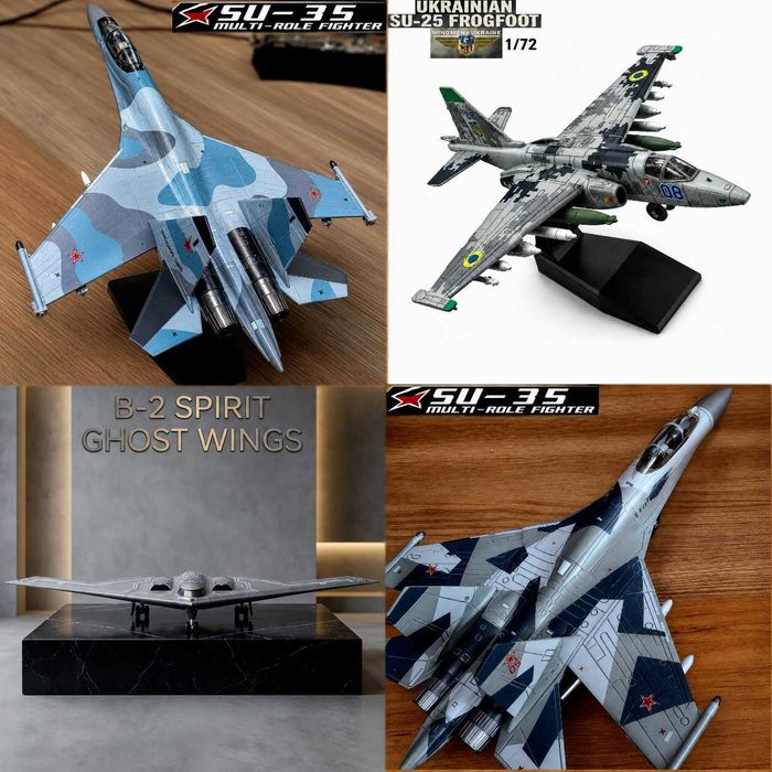 Macheta Avion Su 35S/Su 35/Su 25/B2 Spirit 22cm/27cm
