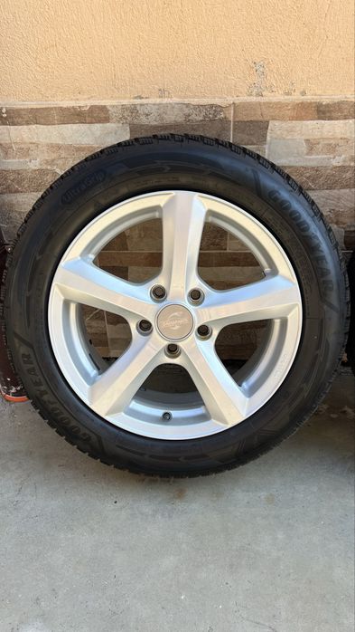 Джанти 16 5 x 112  + Зимни гуми 205/55/16 Good Year DOT : 2124