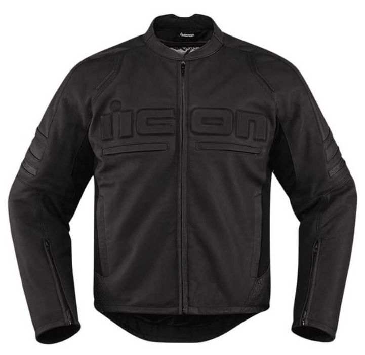 Geacă moto, din piele, marimea 2XL, ICON Motorhead 2