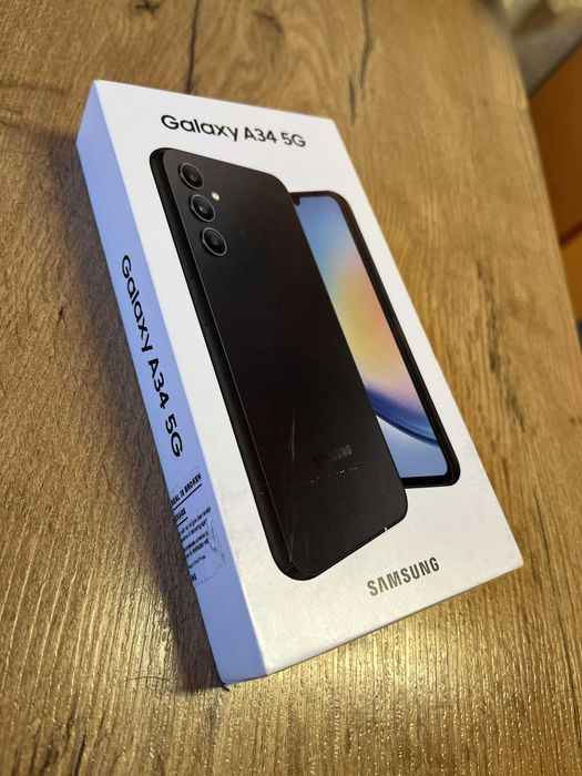 Samsung A34 5G . Aspect Nou la cutie 128GB 8GB Rami