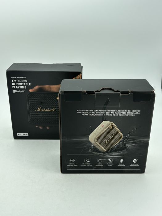 MARSHALL Willen II, 10W, Bluetooth, black si crem, sigilata, transport inclus