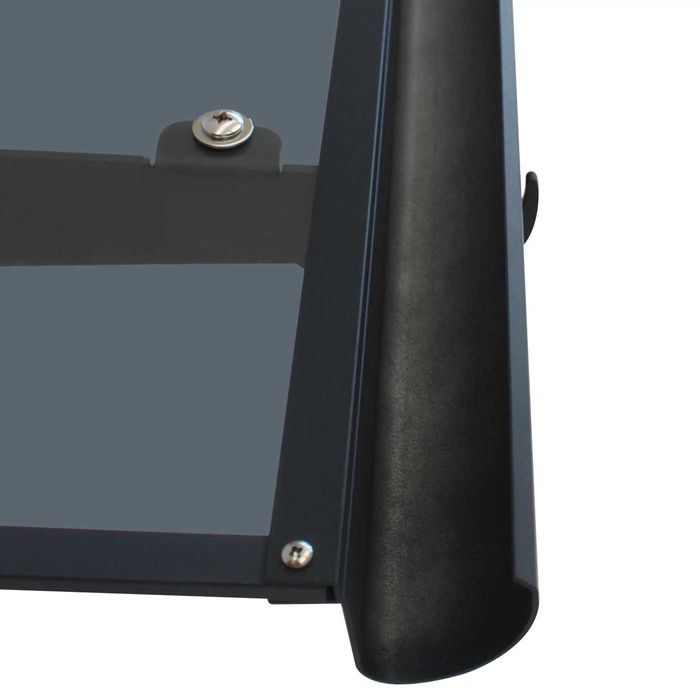 Copertină NEO PRO Otel+ALU+Plexiglas de ușă 120x100-150x100cm