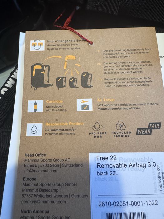 Rucsac Mmmut Tour 30 Removable Airbag 3.0