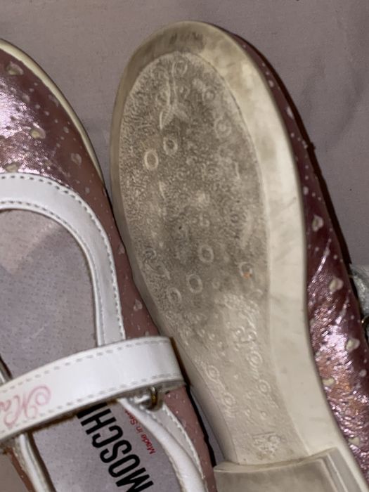 Кожаные туфли Moschino (оригинал) для девочки