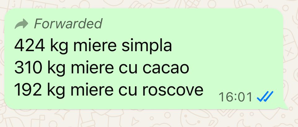 Miere de albine pentru fermentat