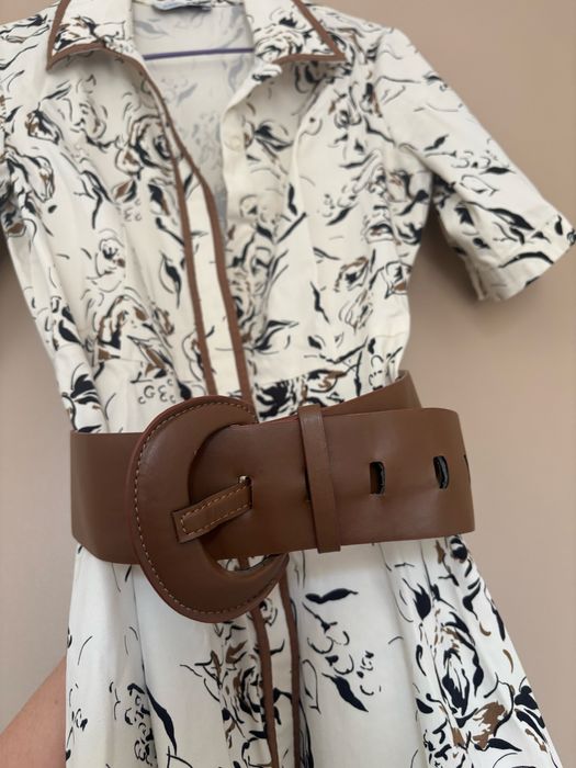 Платье женское с ремнем