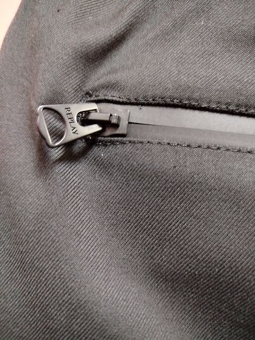 Оригинален панталон REPLAY W33 W34 нов мъжки долнище черен