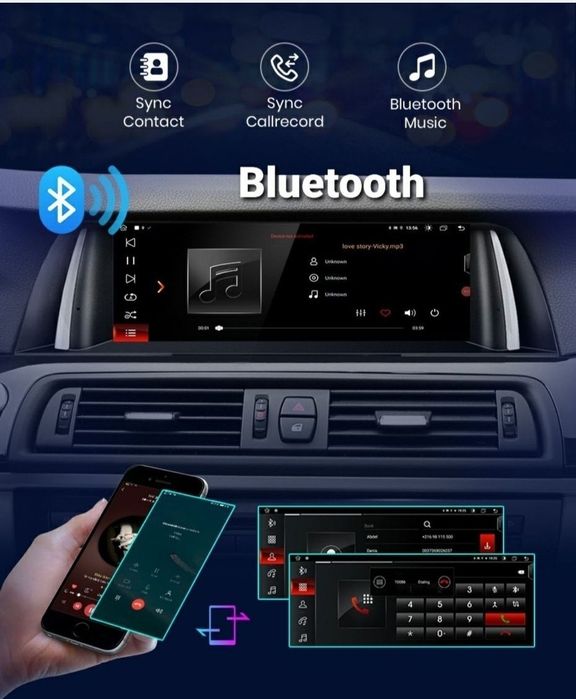 Navigatie Android dedicata BMW Seria 5 F10, F11 (2011-2016)