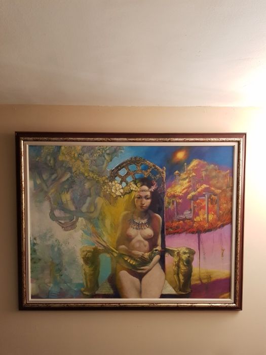 Картина "Градините на Семирамида" 2003г. /Акварел.