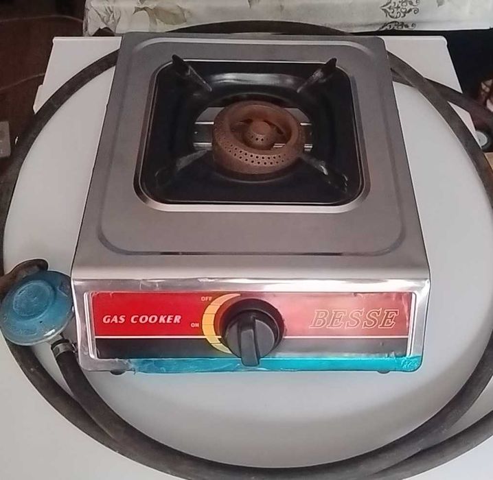 Plită gaz Besse din oțel Inoxidabil cu un arzător