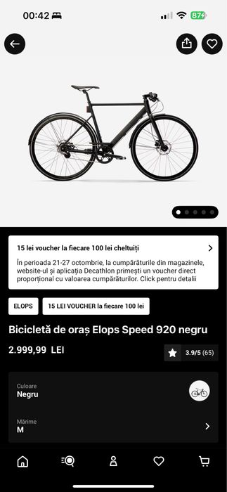 Bicicleta Elops 920 NOUA