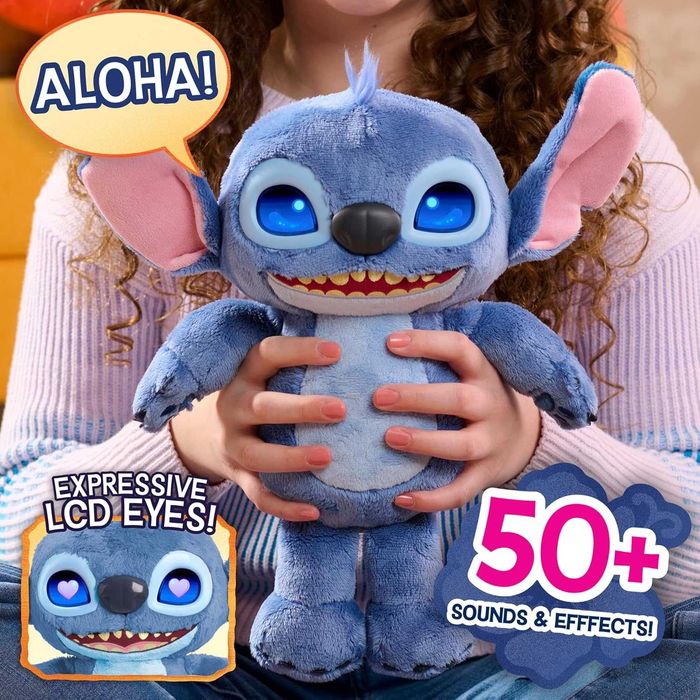 STITCH Интерактивна плюшена фигура с LCD очи