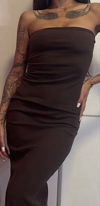 Дълги рокли с цепка отзад berahka/ h&m
