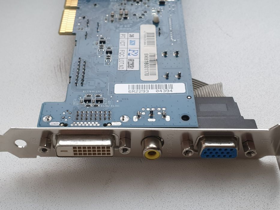 Видеокарта AGP. RADEON 9250. GV-R925128DE