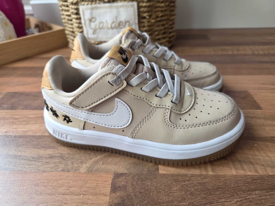 Adidasi fetita masura 28, Nike Air force I, piele