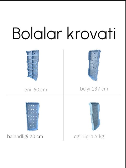 Детская кровать из EPP, EPP dan tayyorlangan bolalar krovati