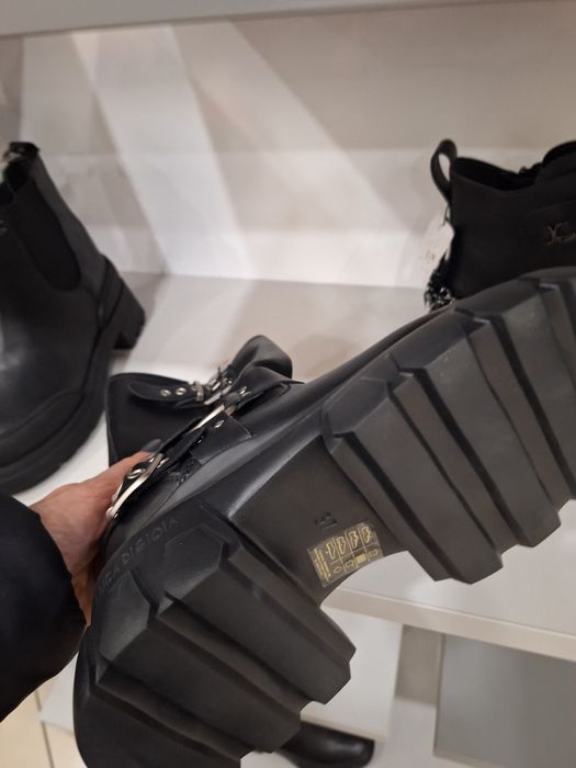 Ghete/bocanci  biker 37 piele