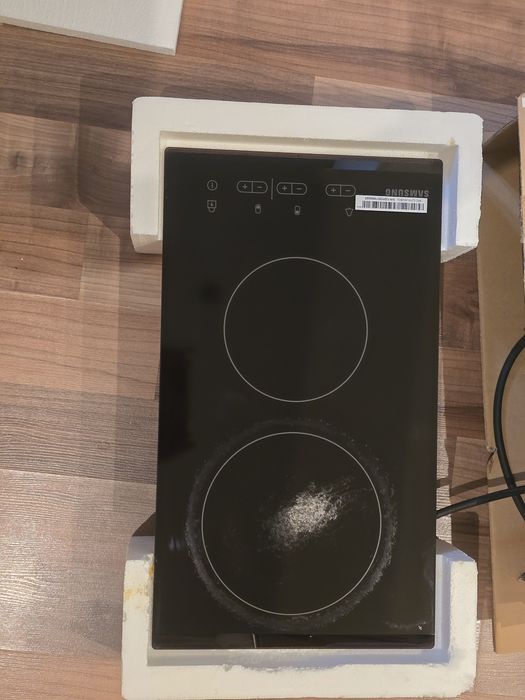Samsung, plită electrică, plită vitroceramică, plită încorporabilă, domino, 2 ochiuri, plită touch, electrocasnice bucătărie.