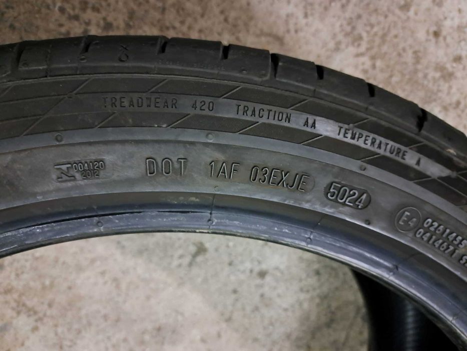 ! 2 anvelope 255/40 R20 Continental dot 2024