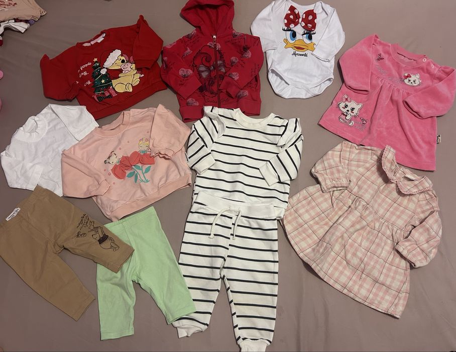 Лот бебешки дрешки за момиче размер 74