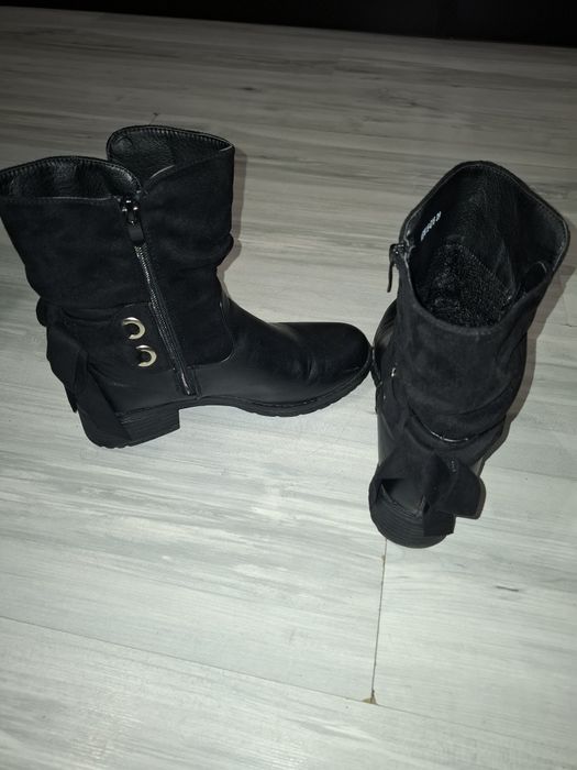 Дамски черни боти Tendenz ,размер 39.