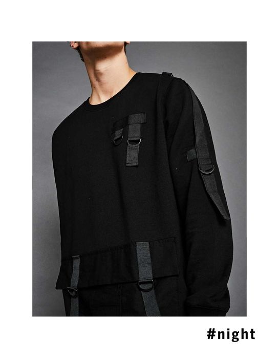 Bershka Cargo Combat Tech Wear блуза суичър фланела горница горнище