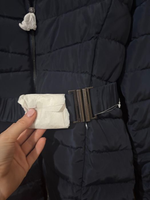 Чисто ново дамско тъмно синьо яке