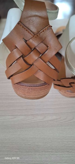 Sandale piele , noi , m 40