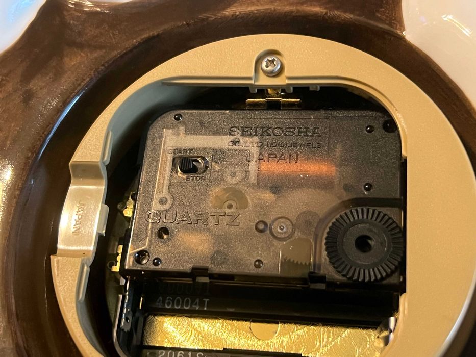 Ceas Seiko vintage Disney Mickey Mouse Craciun ceramica functional